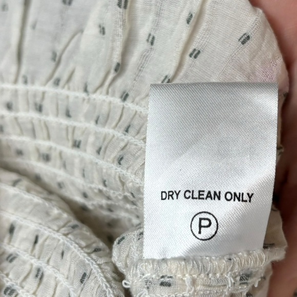 Rahi Cali Whimsy Ventura Victorian Embroidered Open Back Cotton Top Small - Picture 9 of 14